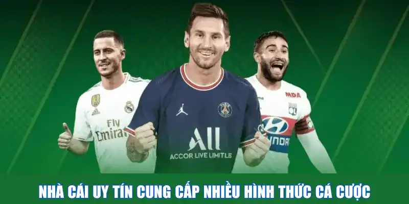 Nhà cái uy tín sẵn sàng cung cấp nhiều hình thức cá cược